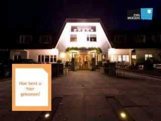Hoe bent u
hier
gekomen?
 
