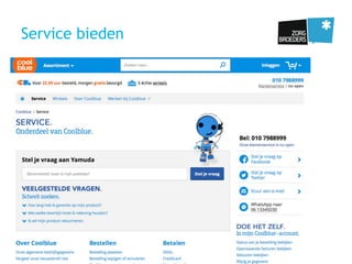 Service bieden
 