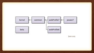 kernel common webProfile7 javaee7
webProfile6beta
June 2015
 