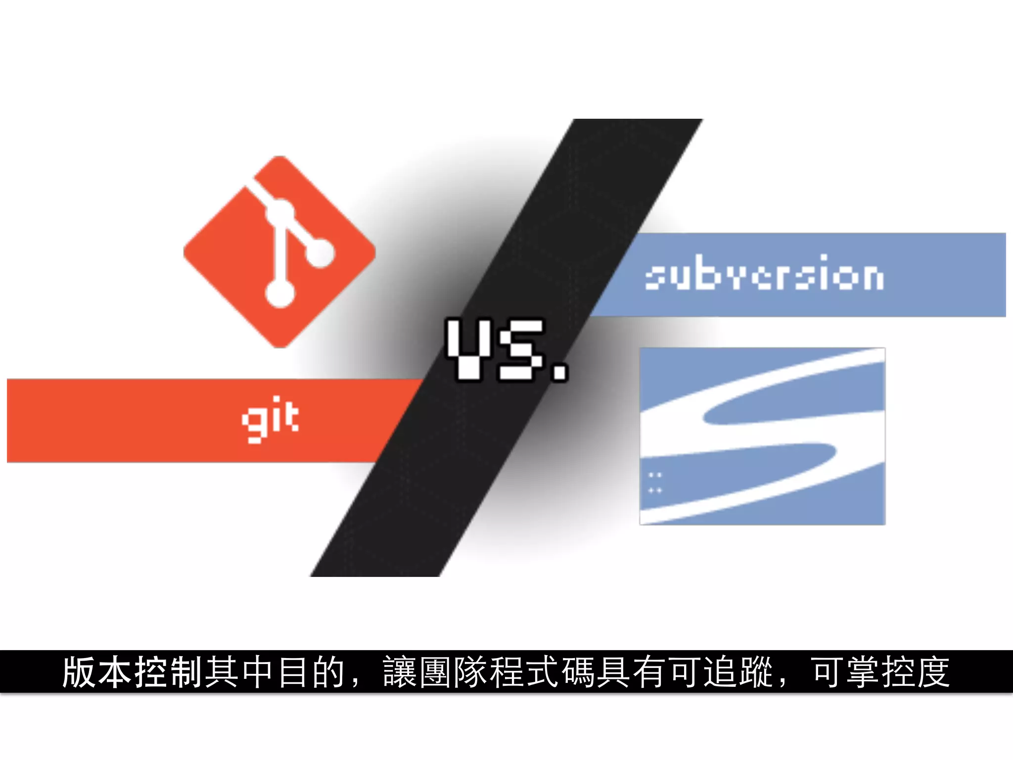 版本控制其中⺫⽬目的，讓團隊程式碼具有可追蹤，可掌控度
 