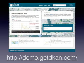 http://demo.getdkan.com/
 