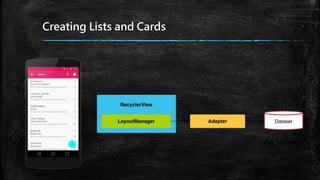 Material design - widgets and sample code | PPTX
