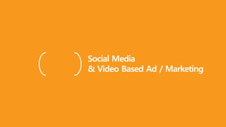 Social Media
& Video Based Ad / Marketing
 