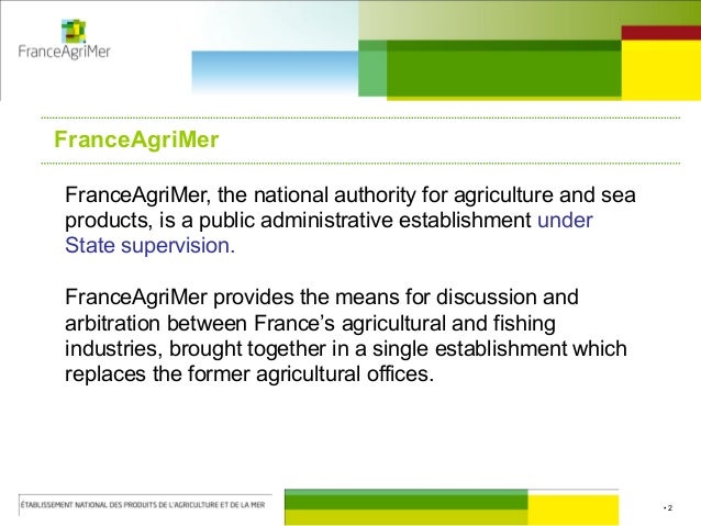 Presentation Franceagrimer English Version