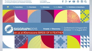 join us at #Demoscene BIRDS OF A FEATHER
 