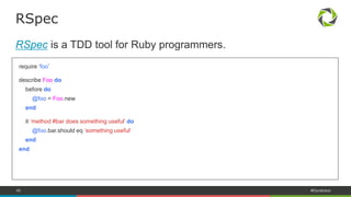 40 #Dynatrace
test/integration/default/default.yml
---
- hosts: test-kitchen
pre_tasks:
...
roles:
- my-role
post_tasks:
...
Test Kitchen: Testing an Ansible Role
Create your
environment
Ansible Playbook
Test Suite
 