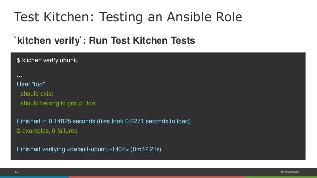 Test Kitchen Provisioner Test Kitchen Provisioner