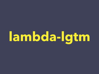 lambda-lgtm
 