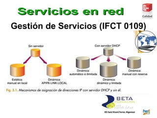 Gestión de Servicios (IFCT 0109)
 