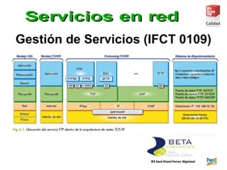 Gestión de Servicios (IFCT 0109)
 