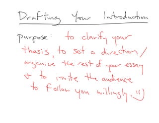 Drafting Introduction 2015 05 12 drafting an introduction | PDF