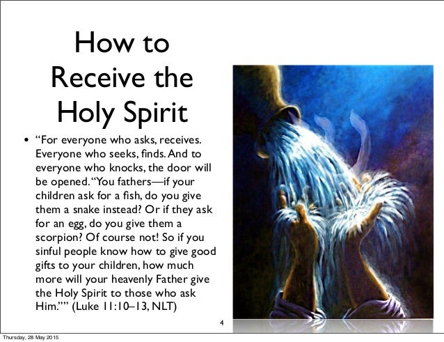 How to receive holy ghost