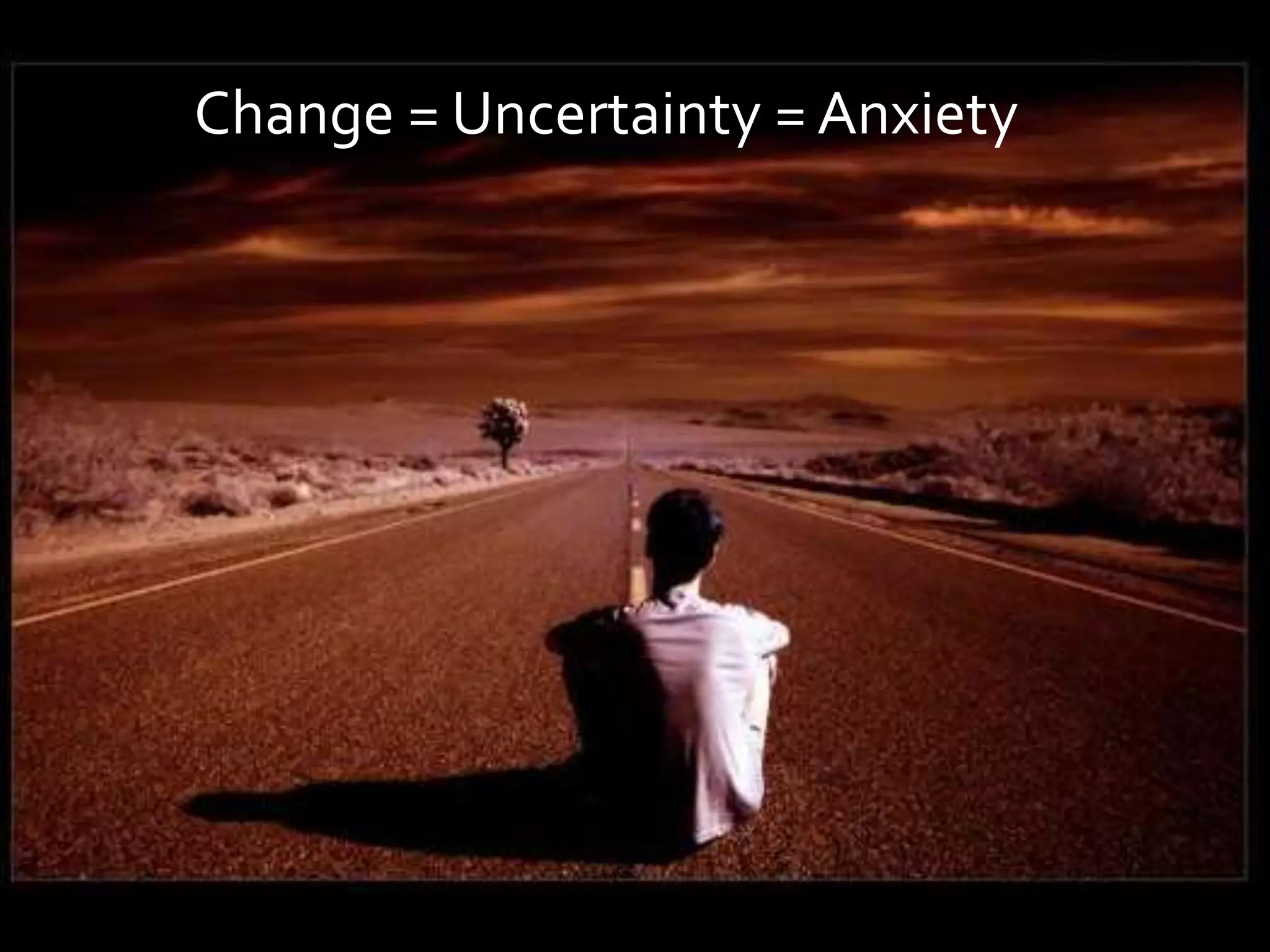 The Intelligence Collaborative
http://IntelCollab.com #IntelCollab
Powered by
5
Change = Uncertainty = Anxiety
 