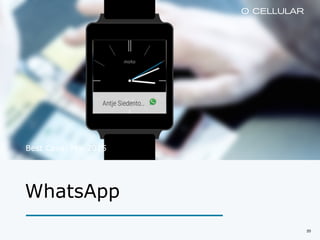 20
WhatsApp
Best Case: Mai 2015
 