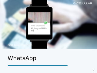 21
WhatsApp
Best Case: Mai 2015
 