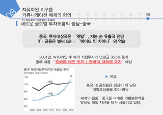 int 01 02 03 04 05 06 07 08
???? ???
?????? ??? ??
2001?, WTO?? ? ?? ????? ??? 36.5% ??
?? ?? ??? ?? ?? < ??? ??? ????
? ??
?? ? ???? ??? ? ??
?????? ?? ??
??? ????? ??? ??????
??? ?? ??? ?? ???? ??.
??, ?????? ??, ?? ? ??? ??
IT??? ?? G2 ??? ? ???? ??
 