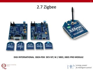energy, power
& intelligent control
2.7 Zigbee
25
DIGI INTERNATIONAL XB24-PDK DEV KIT, W / XBEE, XBEE-PRO MODULE
 