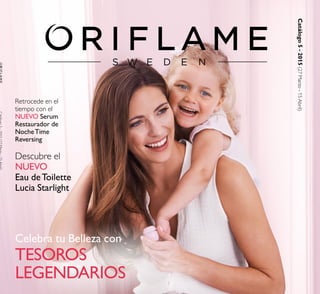 1
Retrocede en el
tiempo con el
NUEVO Serum
Restaurador de
NocheTime
Reversing
Descubre el
NUEVO
Eau deToilette
Lucia Star...