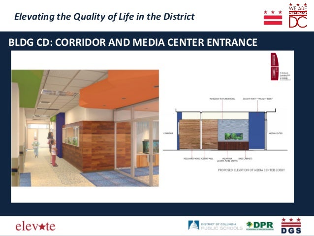 Elevating the Quality of Life in the District
Elevating the Quality of Life in the District
BLDG CD: CORRIDOR AND MEDIA CE...