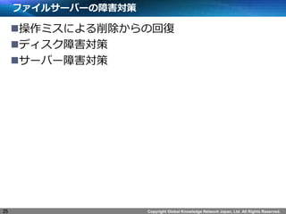 Copyright Global Knowledge Network Japan, Ltd. All Rights Reserved.
ե륵`Щ`Ϻ
?ߥˤλ؏
?ǥϺ
?`Щ`Ϻ
25
 