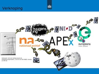 Helikopter met een leiding boven de
hoogspanningsmasten, 2.24.01.05 926-9889, licentie
CC-BY-SA
Verknoping
 