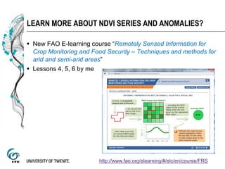 Early assessment of forage availability for An ASSET Protection Insurance scheme