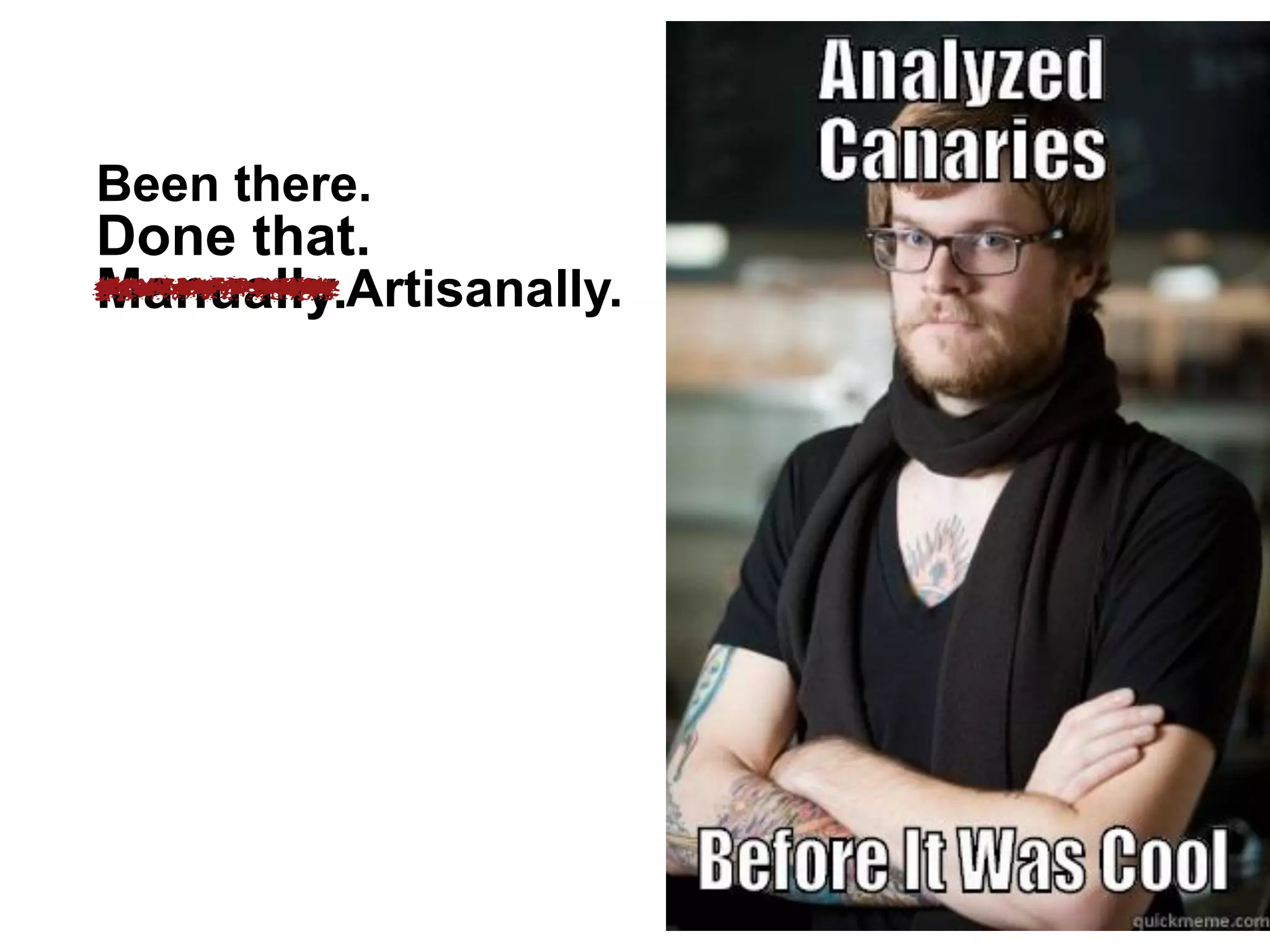 Been there.
Done that.
Manually.Artisanally.
25
 