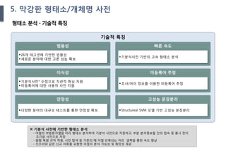 5. 막강한 형태소/개체명 사전
형태소 분석 - 기술적 특징
기술적 특징
범용성
26개 태그셋에 기반한 법용성
새로운 분야에 대한 고른 성능 확보
이식성
기분석사전* 수정으로 직관적 튜닝 지원
미등록어에 대한 사용자 사전 지원
안정성
다양한 분야의 대규모 테스트를 통한 안정성 확보
빠른 속도
기분석사전 기반의 고속 형태소 분석
미등록어 추정
조사/어미 정보를 이용한 미등록어 추정
고성능 문장분리
Structureal SVM 모델 기반 고성능 문장분리
※ 기분석 사전에 기반한 형태소 분석
- 어절의 부분문자열을 미리 형태소 분석하여 기분석 사전으로 저장하고, 부분 분석정보들 간의 접속 및 품사 전이
조건을 사전으로 저장
- 원형 복원 규칙 적용, 사전 탐색 등 기존의 매 어절 반복되는 처리 생략을 통한 속도 향상
- 신조어와 같은 신규 어휘를 포함한 어절의 분석 가능성 및 확장성 제공
 