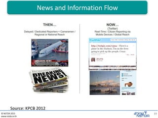 © NSTDA 2015
www.nstda.or.th
77
News and Information Flow
Source: KPCB 2012
 