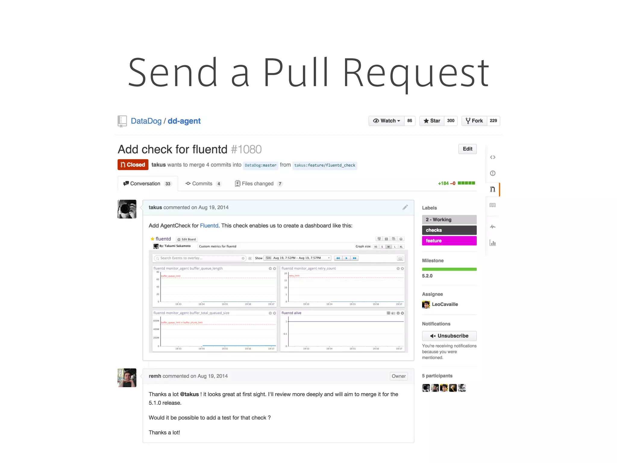 Hold an User Meetup
http://blog.takus.me/2015/02/26/dd-sushi/
 