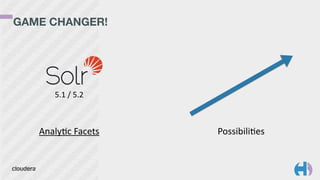 GAME CHANGER!
Possibilihes
5.1	
  /	
  5.2
Analyhc	
  Facets
 