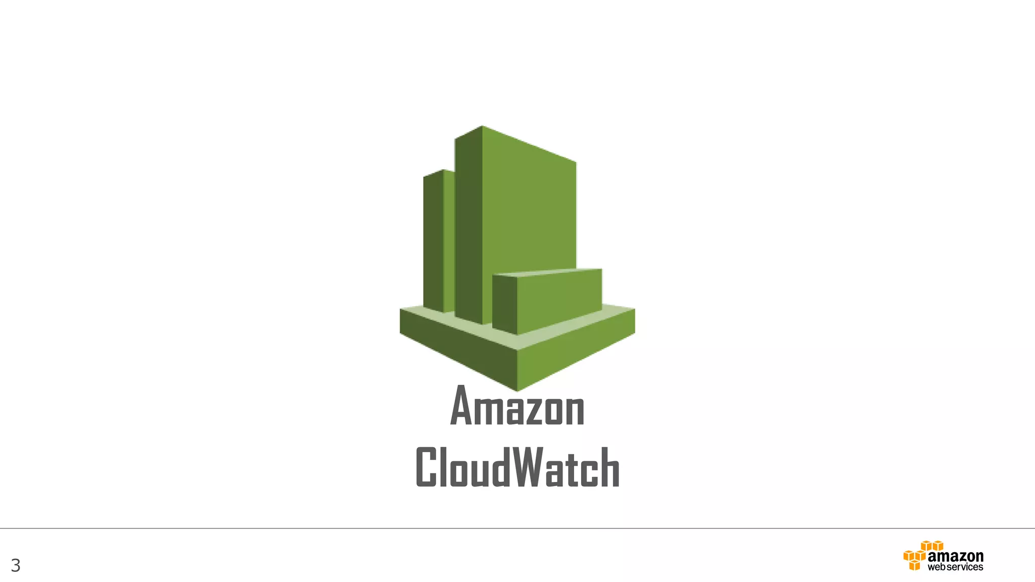 3
Amazon
CloudWatch
 