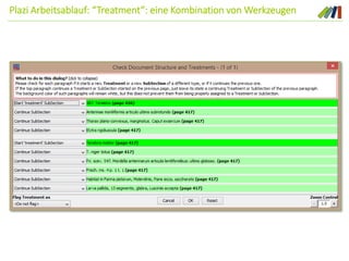 Plazi Arbeitsablauf: “Treatment”: eine Kombination von Werkzeugen
 