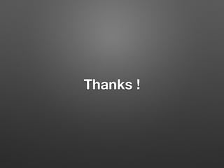 Thanks !
 