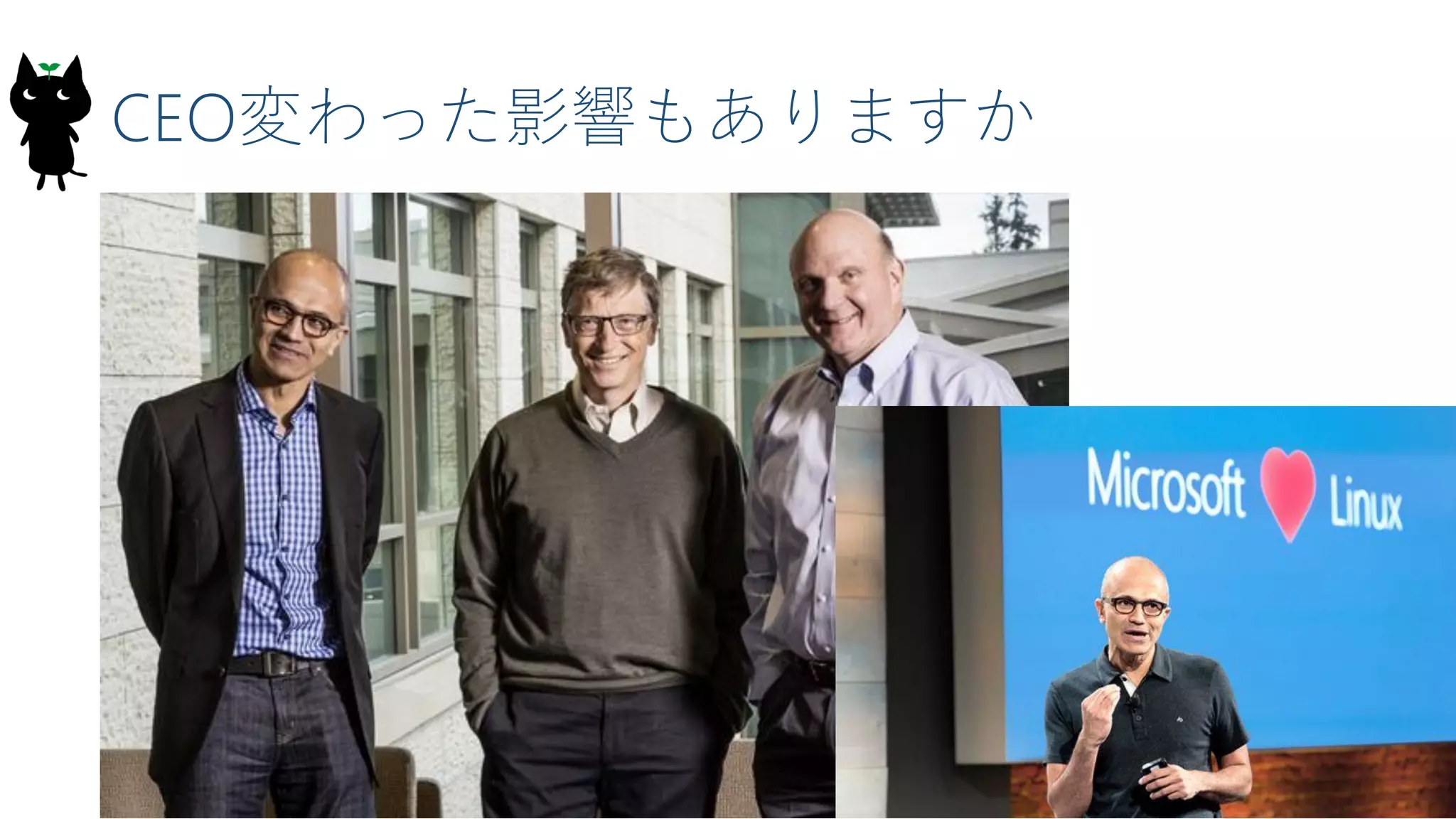 CEO変わった影響もありますか
Copyright© 2015, JAZUG All Rights Reserved.
12
 