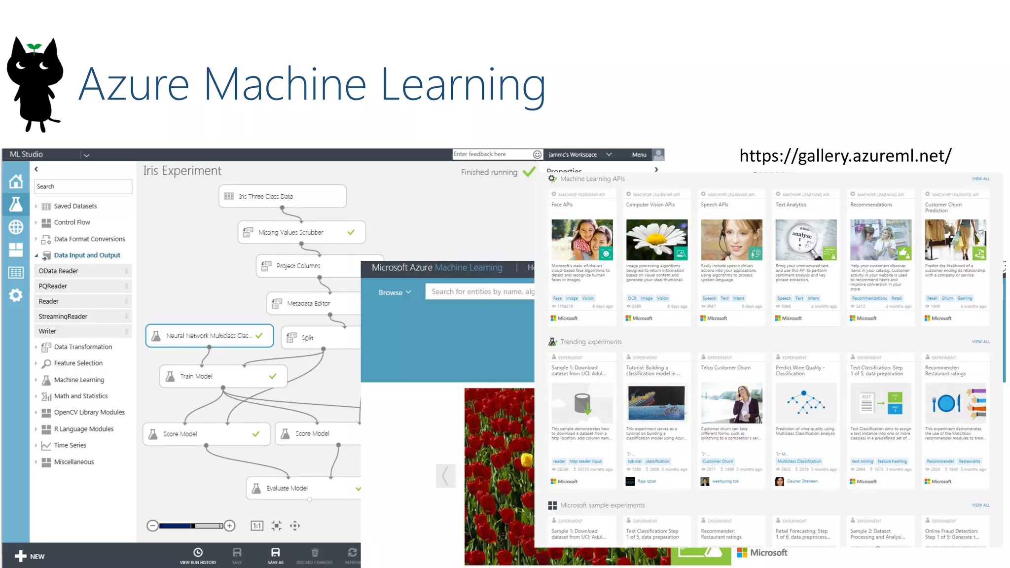 Azure Machine Learning
Copyright© 2015, JAZUG All Rights Reserved.
32
https://gallery.azureml.net/
 