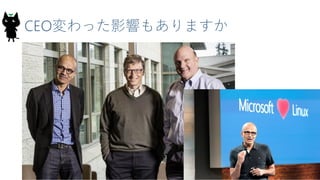 CEO変わった影響もありますか
Copyright© 2015, JAZUG All Rights Reserved.
12
 