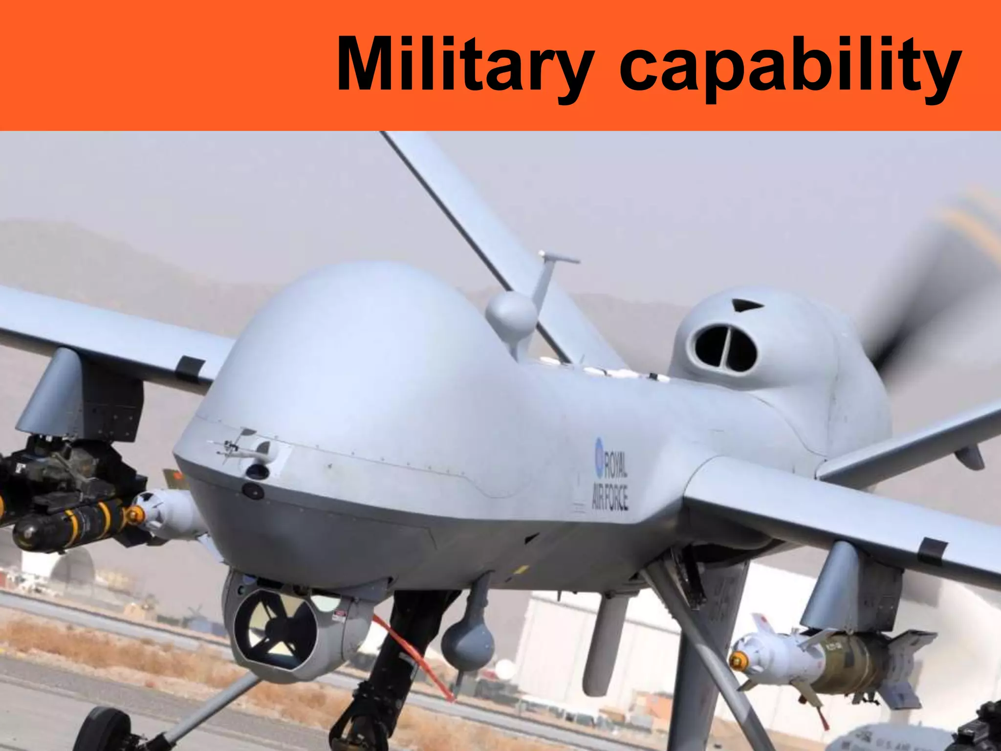 Military capability
Advantage
Persistent
 