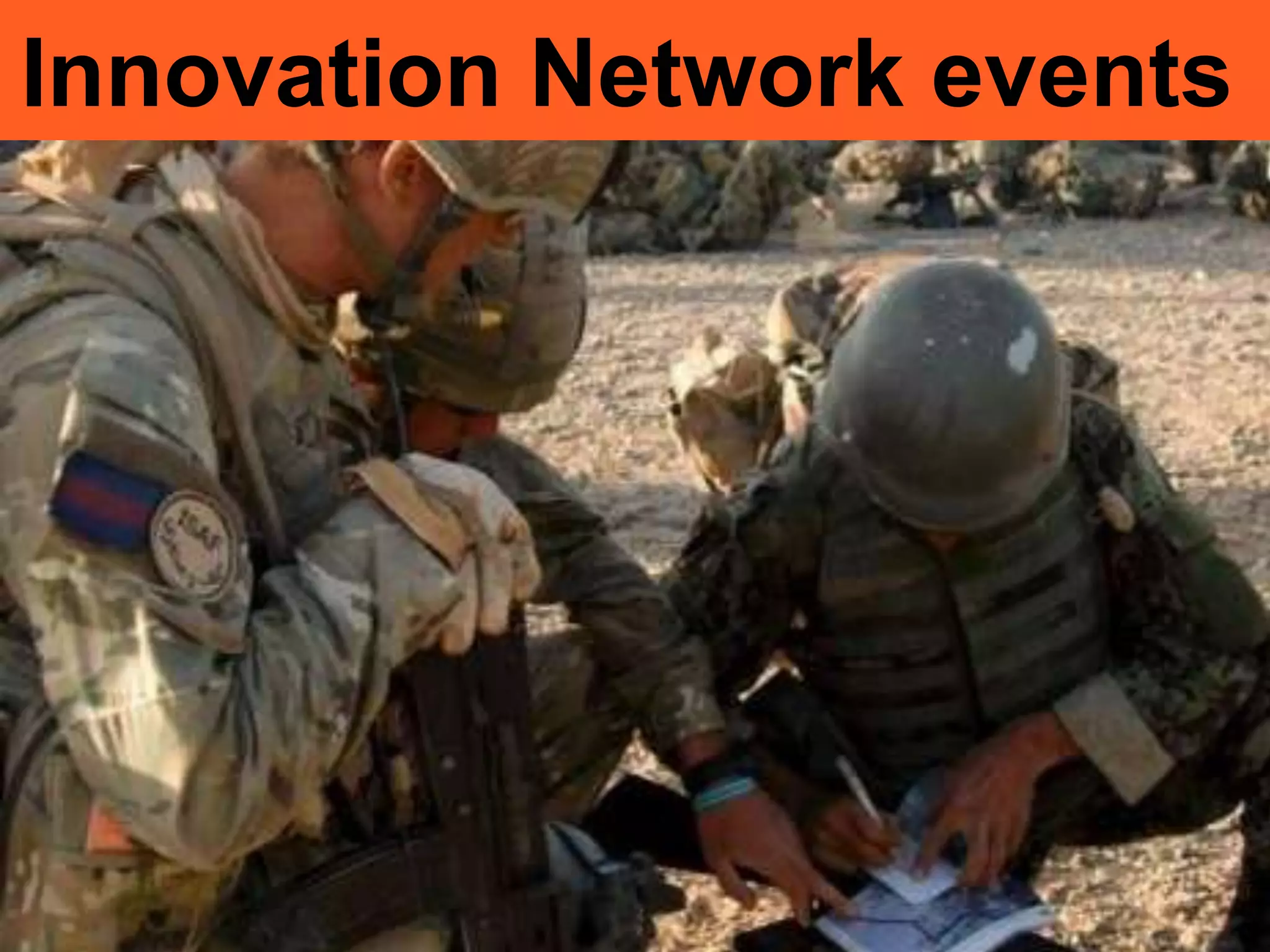 Innovation Network events
 