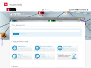http://opendata.bcn.cat/
 