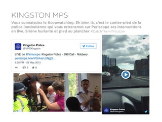 KINGSTON MPS
Vous connaissiez le #copwatching. Eh bien là, c’est le contre-pied de la
police londonienne qui vous retransm...