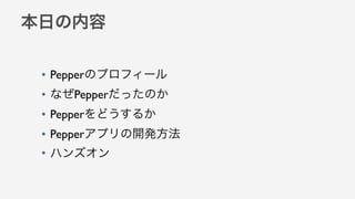 դ
? PepperΥץե`
? ʤPepperäΤ
? Pepperɤ뤫
? Pepperץ_k
? ϥ󥺥
 