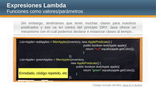 Lambdas y API Stream - Apuntes de Java | ODP