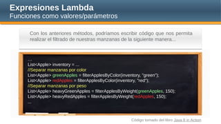 Lambdas y API Stream - Apuntes de Java | ODP