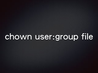 chown user:group file
 