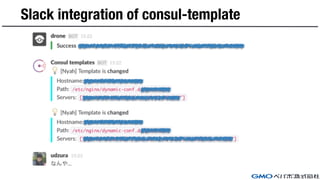 Slack integration of consul-template
 