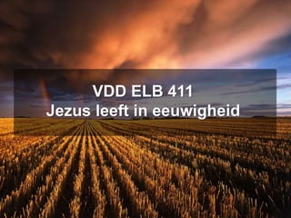 VDD ELB 411
Jezus leeft in eeuwigheid
 