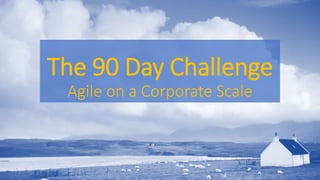The 90 Day Challenge
Agile on a Corporate Scale
 