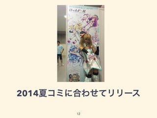 2014夏コミに合わせてリリース
12
 