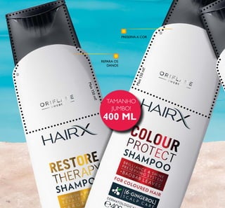 116
TAMANHO
JUMBO!
400 ML
REPARA OS
DANOS
PRESERVA A COR
Mais150ml!
Mais150ml!
ባ
ቤ
 